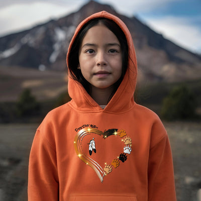 Every Child Matters Paws Of Heart Native American Unisex T-Shirt/Hoodie/Sweatshirt