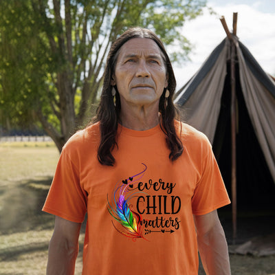 Every Child Matters Native Feathers Native American Unisex T-Shirt/Hoodie/Sweatshirt