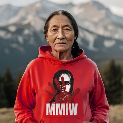 MMIW Awareness Stolen Sisters Red Hand Ind Unisex T-Shirt/Hoodie/Sweatshirt