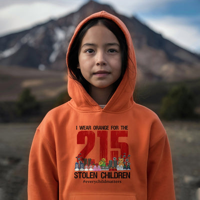 Every Child Matters I Wear Orange For The 215 Stolen Children For Orange Shirt Day Unisex T-Shirt/Hoodie/Sweatshirt