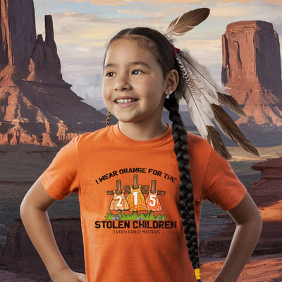 Every Child Matters I Wear Orange For The 215 Stolen Children For Orange Shirt Day Unisex T-Shirt/Hoodie/Sweatshirt