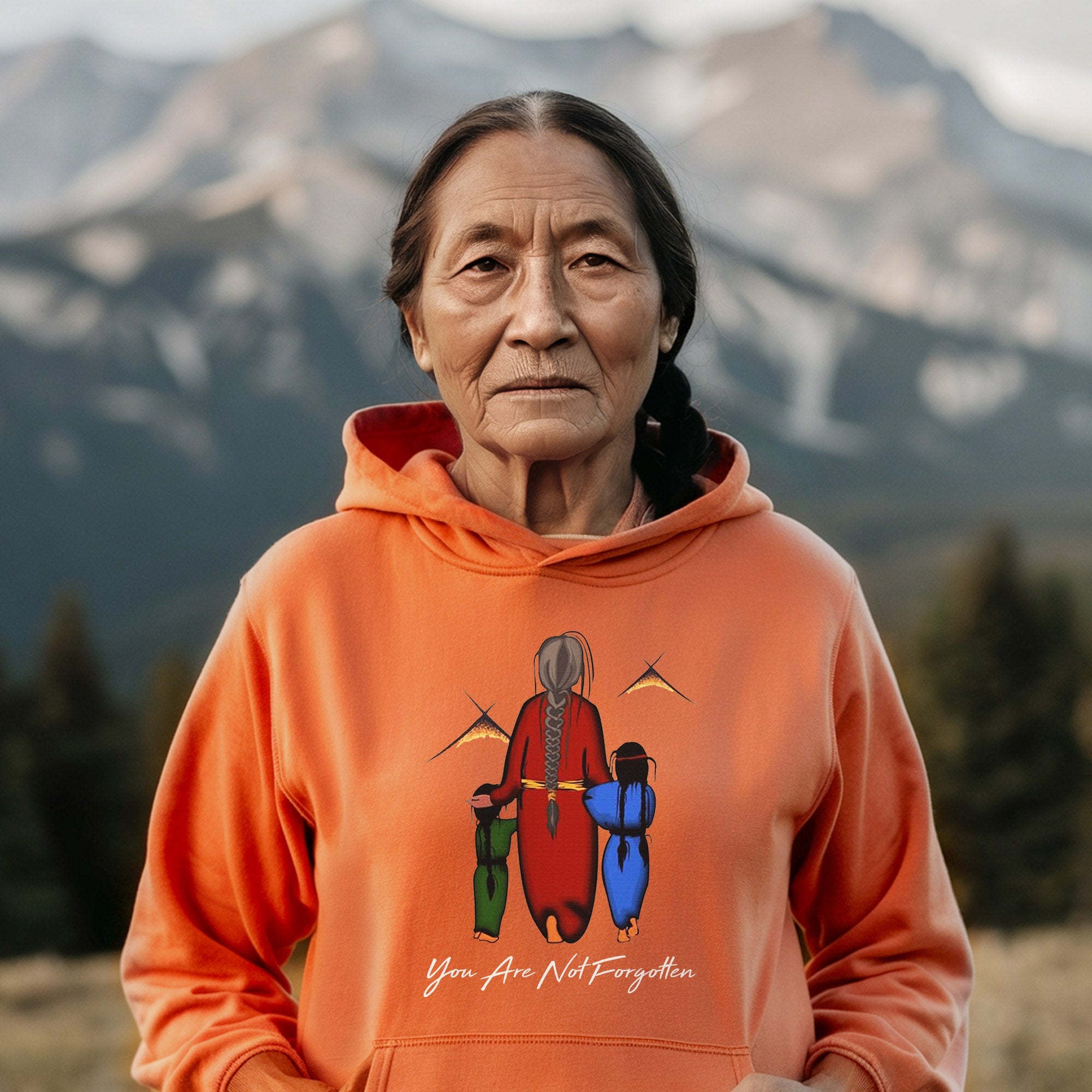 Every Child Matters You Are Not Forgotten Grandma With Grandniece Indigenous Unisex T-Shirt/Hoodie/Sweatshirt