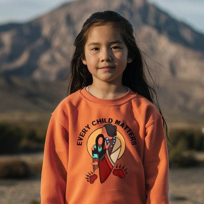 Every Child Matters Grandma With Niece Indigenous Orange Shirt Day Unisex T-Shirt/Hoodie/Sweatshirt