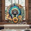 [COMBO 3 ] Colorful Wind Spinner Chief Headdress + Dreamcatcher + Wolf Native American