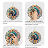 [COMBO 2 ] Colorful Wind Spinner Chief Headdress + Dreamcatcher Native American