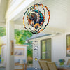 [COMBO 2 ] Colorful Wind Spinner Chief Headdress + Dreamcatcher Native American