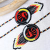 SALE 30% OFF - MMIW Handprint Beaded Choker Necklace Premium Native American Style