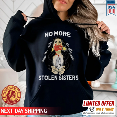 MMIW For My Sisters I Wear Red, No More Stolen Sisters, Woman Red Hand Unisex T-Shirt/Hoodie/Sweatshirt