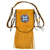 SALE 30% OFF - MMIW Handmade Leather Beaded Bag