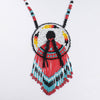 SALE 30% OFF - Premium MMIW Handmade Beaded Necklace Long Native American Style for Women