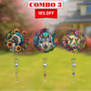 [COMBO 3 ] Colorful Wind Spinner Chief Headdress + Dreamcatcher +Hummingbirds Native American