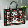 Tribal Colorful Pattern Leather Handbag WCS006