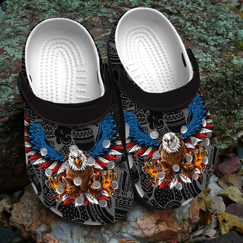 Native Pattern Clog Shoes For Adult and Kid 89213 New