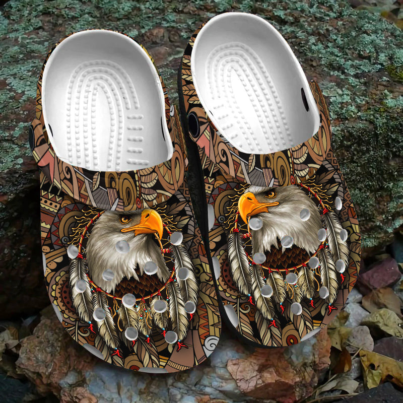 Native Pattern Clog Shoes For Adult and Kid 89215 New