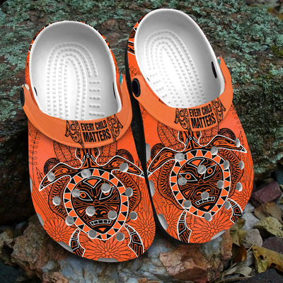 Native Pattern Clog Shoes For Adult and Kid 89239 New