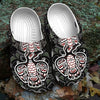 Unisex Pattern Fleece Clog Shoes For Women and Men Native American Style