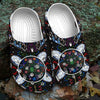 Unisex Pattern Fleece Clog Shoes For Women and Men Native American Style