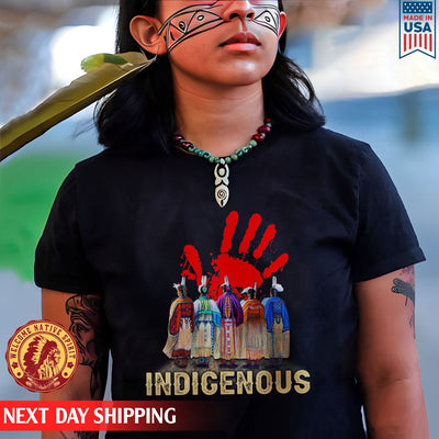 MMIW Indigenous Woman Red Hand Together Shirt Unisex T-Shirt/Hoodie/Sweatshirt