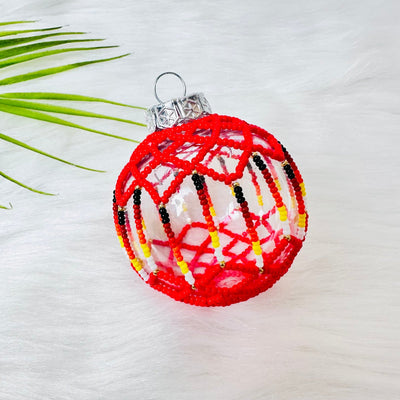 SALE 30% OFF - Beaded Handmade Ornament Holiday Decor Gifts