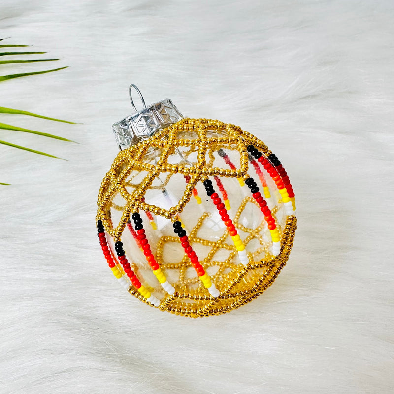 SALE 30% OFF - Beaded Handmade Ornament Holiday Decor Gifts