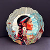 Indigenous Women Native American Style Wind Spinner