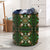 Native Green Pattern Laundry Basket WCS