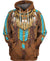 Brown Native Pattern - Welcome Native Spirit