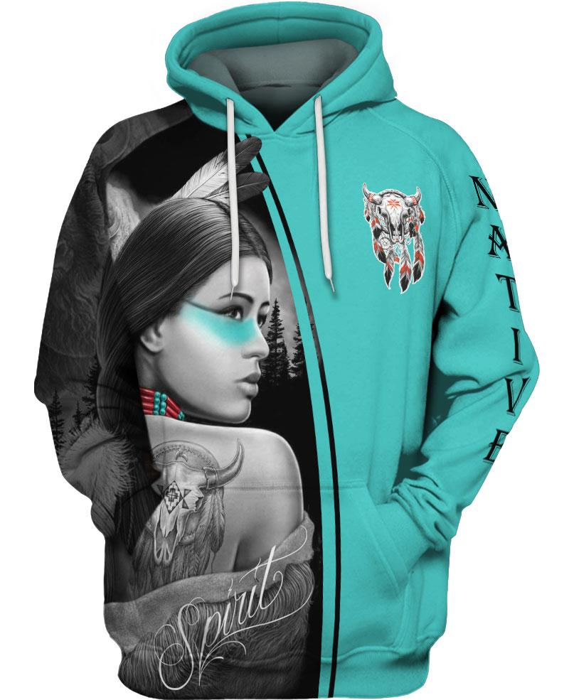 Native Woman 3D Hoodie WCS