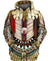 White Bead Pattern 3D Hoodie - Native American Pride Shop