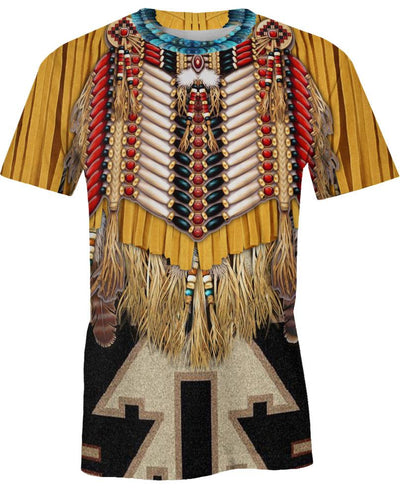 Pattern Native American 3D Hoodie - Native American Pride Shop