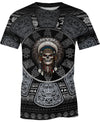 Skull Chief Pattern Native American All Over Printed Shirt WCS