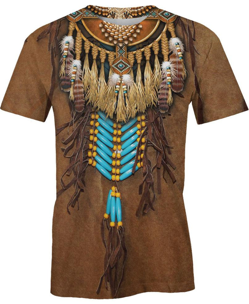 Brown Native Pattern - Welcome Native Spirit