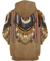 Native American Ancient Pattern 3D Hoodie - Native American Pride Shop