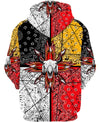 Native American Skull Arrow 3D Hoodie - Native American Pride Shop