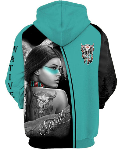 Native Woman 3D Hoodie WCS