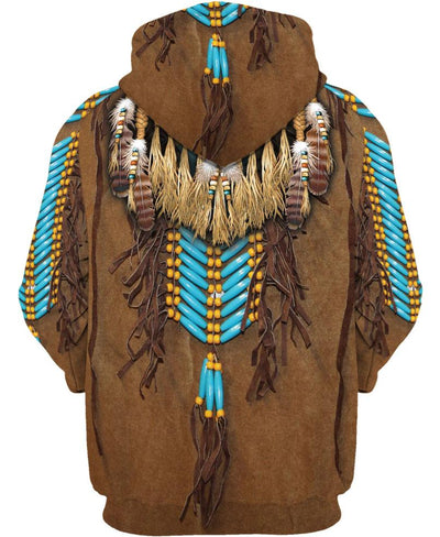 Brown Native Pattern - Welcome Native Spirit