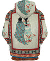 Two Girls Motifs 3D Hoodie - Native American Pride Shop