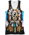 Native Bear Motifs 3D Hoodie - Native American Pride Shop