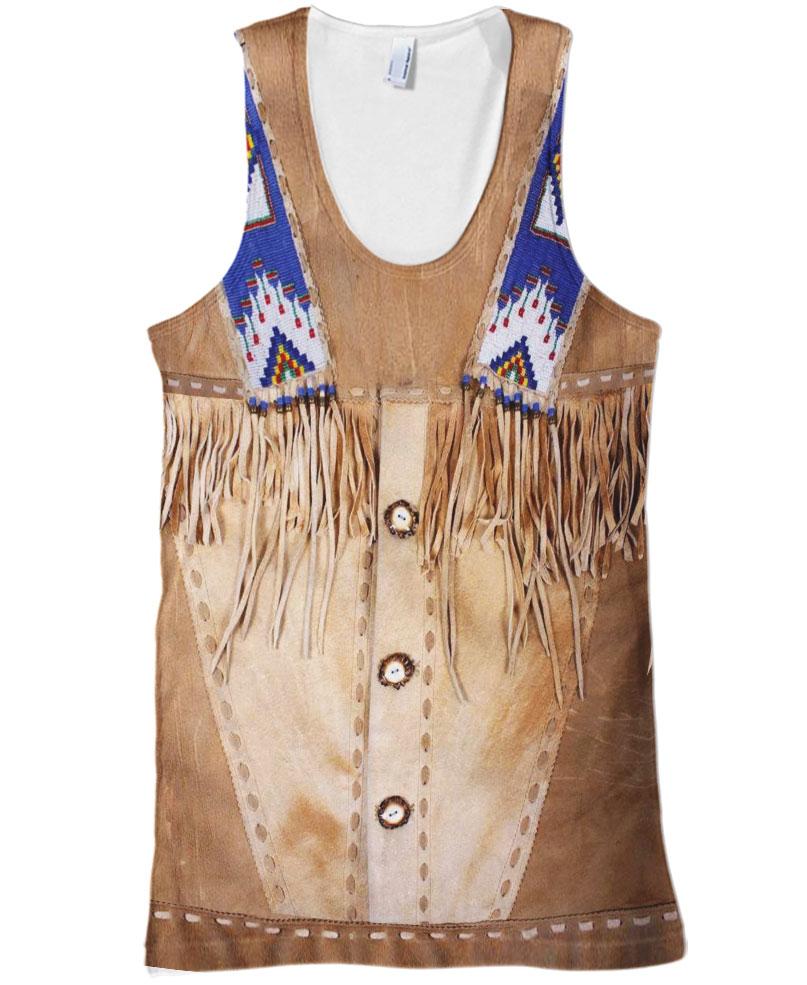 Native Buckskin Beaded WCS