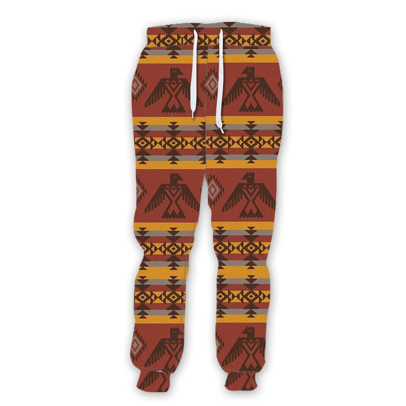 Native Yellow Patterns Sweatpants WCS