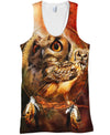 Owl Eyes 3D Hoodie - Native American Pride Shop