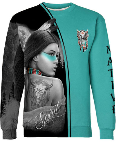 Native Woman 3D Hoodie WCS