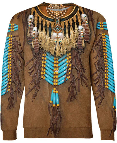 Brown Native Pattern - Welcome Native Spirit