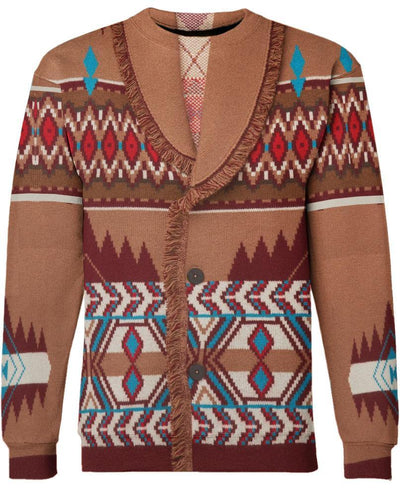 Brown Pattern 3D Hoodie - Native American Pride Shop