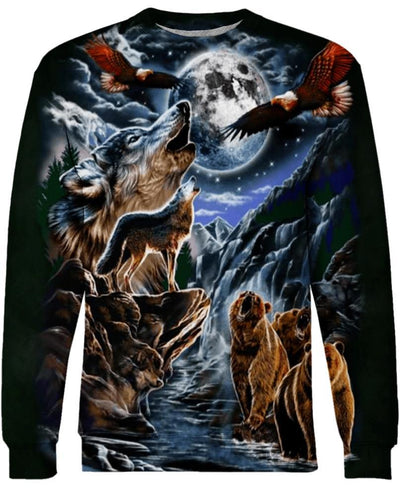 Native Animal 3D Hoodie - Native American Pride Shop