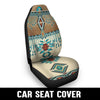 Turiquoise Native Indian Pattern Feather Car Seat Cover 0107 WCS