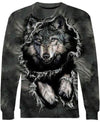 Wolf Breakout 3D Hoodie - Native American Pride Shop