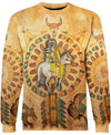 Yellow Native Horse 3D Hoodie - Native American Pride Shop