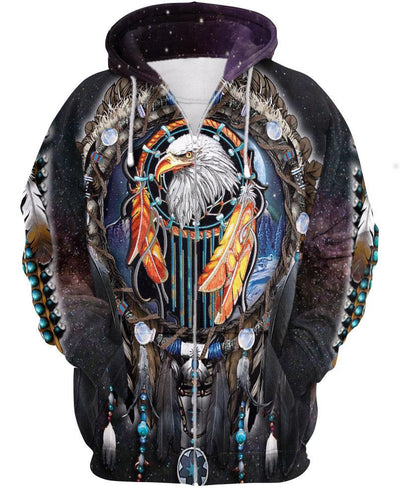 Native Eagle Dream 3D Hoodie - Native American Pride Shop