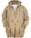 Native Brown 3D Hoodie - Native American Pride Shop